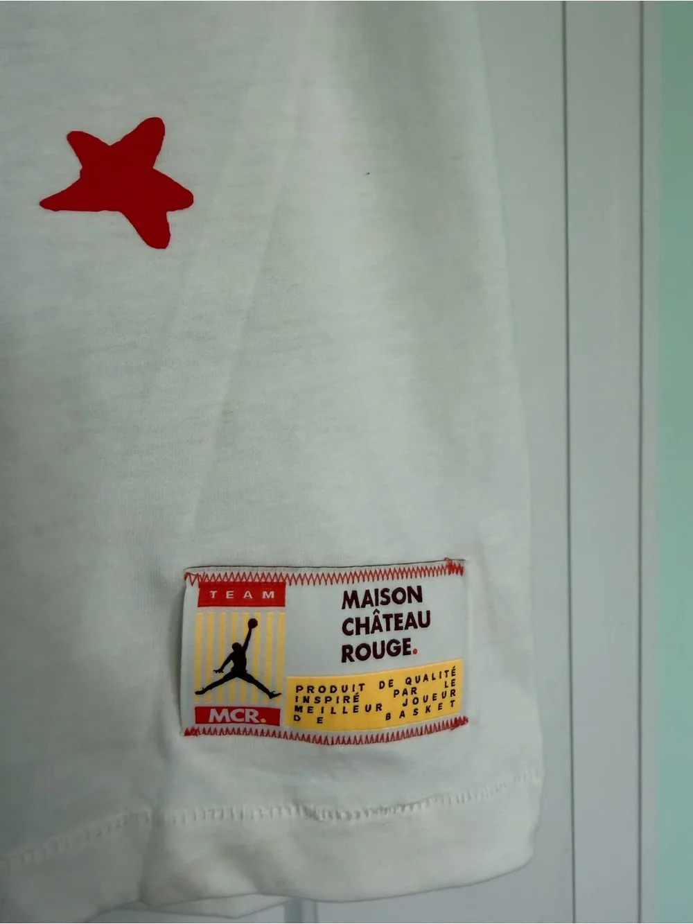 Nike Air Jordan x Maison Chateau Rouge Shirt Size Men M All Over Print Rare